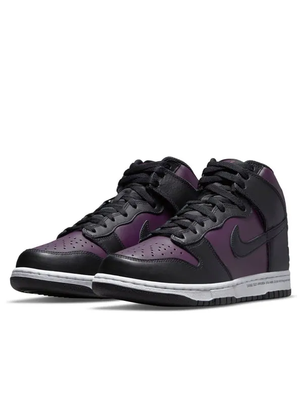 Кроссовки x fragment design dunk high 'beijing' Nike — изображение 3 из 4, винный/черный/белый