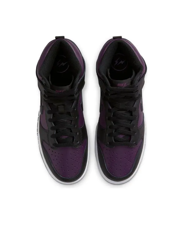 Кроссовки x fragment design dunk high 'beijing' Nike — изображение 4 из 4, винный/черный/белый