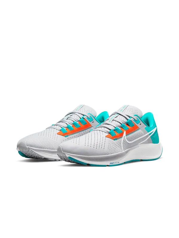 Кроссовки nfl x air zoom pegasus 38 Nike — изображение 3 из 4, серый/зеленый/белый
