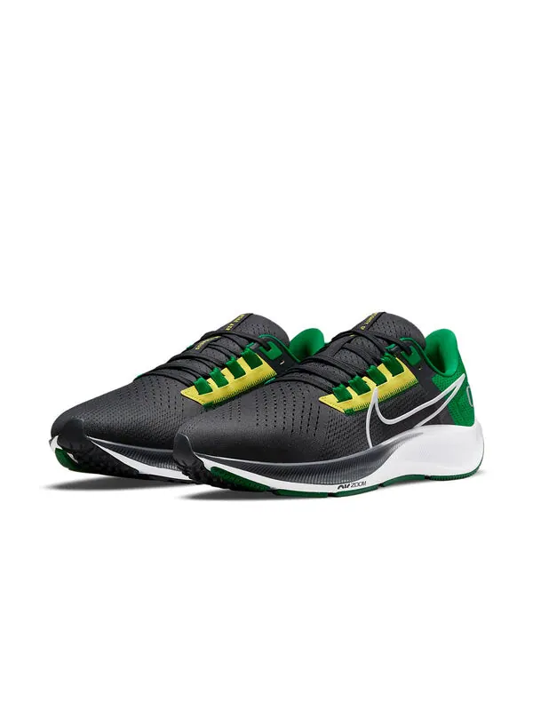 Кроссовки air zoom pegasus 38 Nike — изображение 3 из 4, черный/зеленый/белый