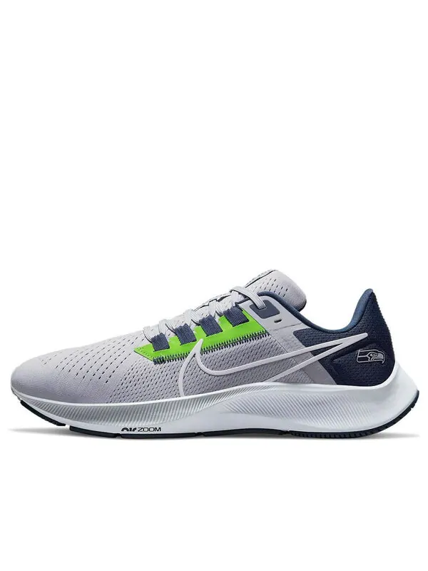 Кроссовки nfl x air zoom pegasus 38 Nike — изображение 1 из 4, серый/зеленый/белый