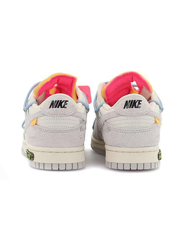 Кроссовки x off white dunk low Nike — изображение 4 из 4, серый/белый