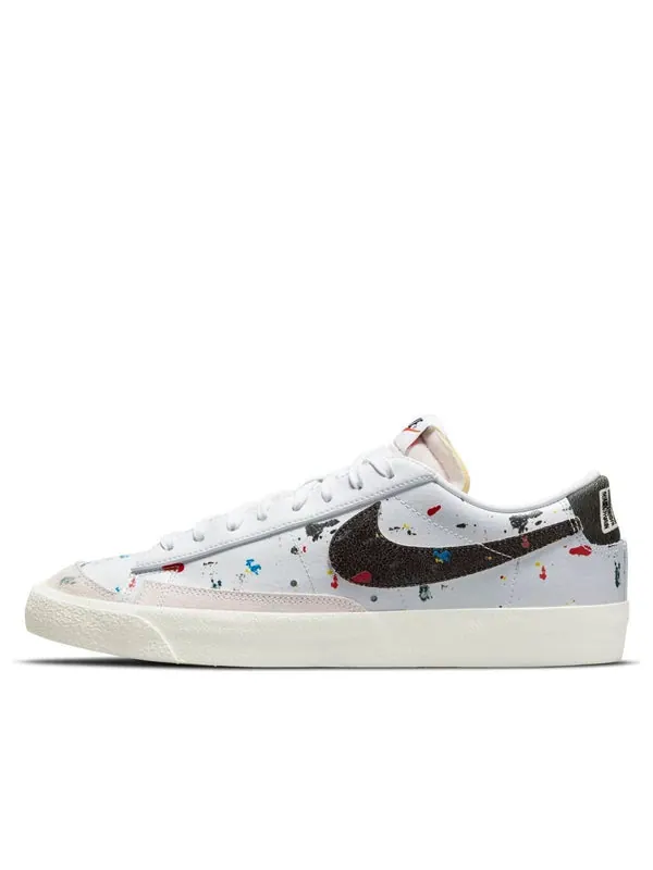 Кроссовки blazer low '77 'paint splatter' Nike — изображение 1 из 4, белый