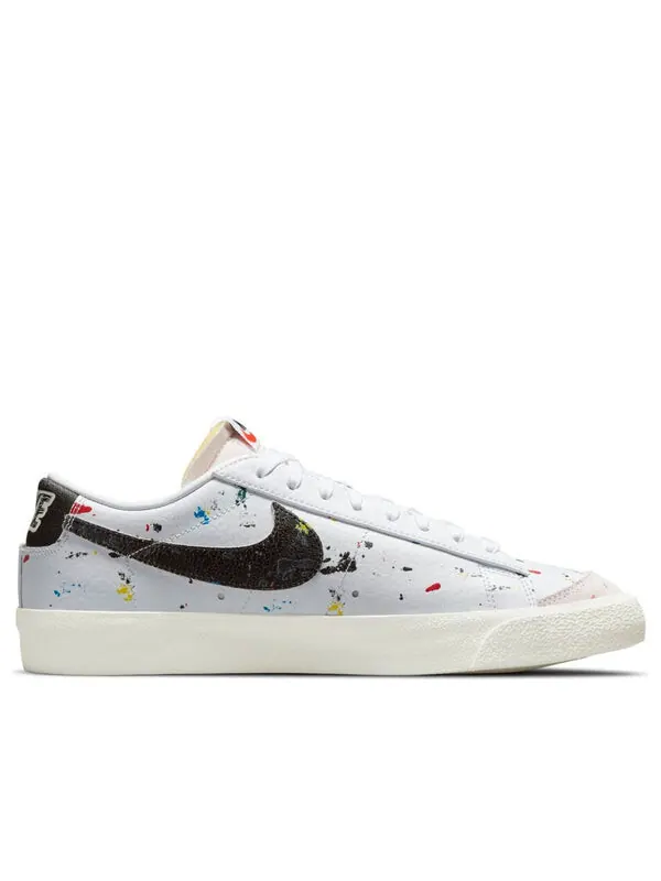 Кроссовки blazer low '77 'paint splatter' Nike — изображение 2 из 4, белый
