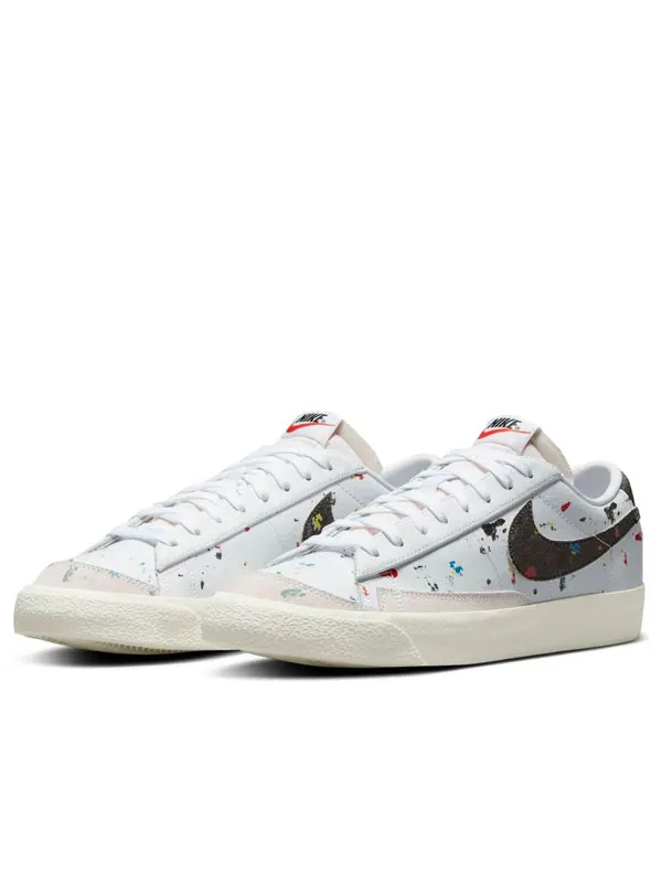 Кроссовки blazer low '77 'paint splatter' Nike — изображение 3 из 4, белый