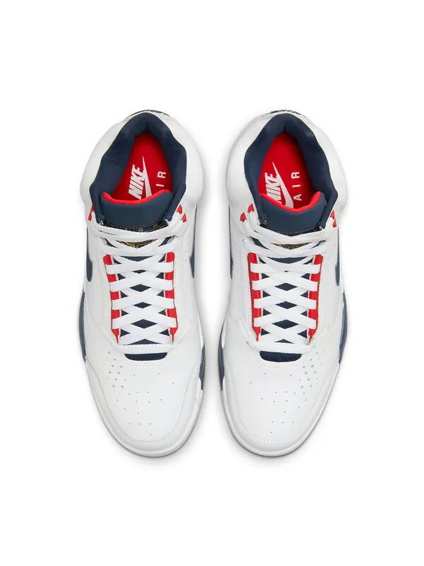 Кроссовки air flight lite mid Nike — изображение 3 из 4, белый/синий