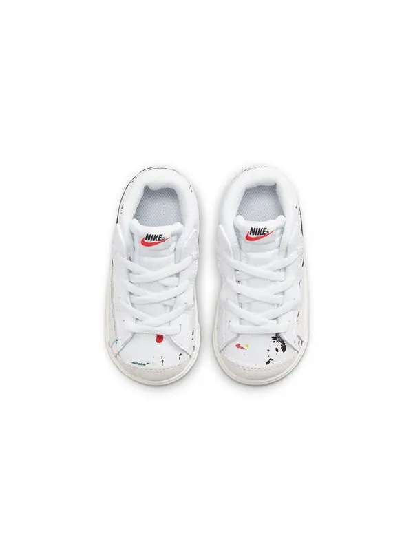 Кроссовки blazer mid '77 'paint splatter' Nike — изображение 4 из 4, белый/черный