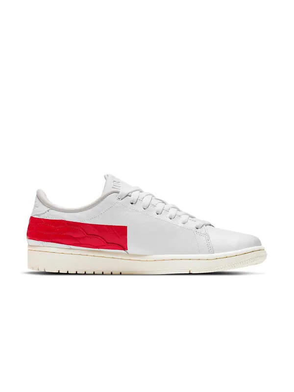 Кроссовки 1 центральный корт Air Jordan — изображение 2 из 4, белый/красный