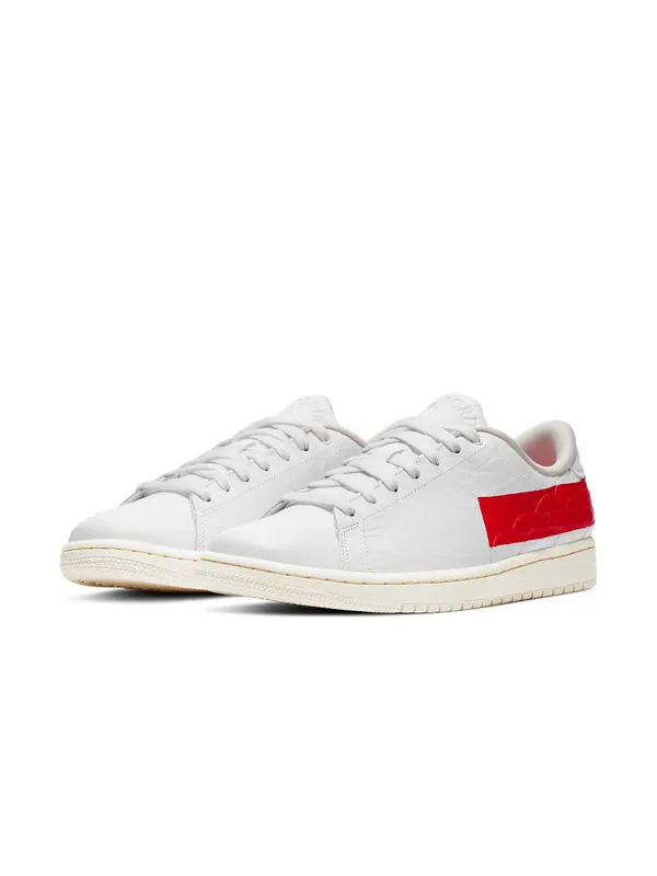 Кроссовки 1 центральный корт Air Jordan — изображение 3 из 4, белый/красный
