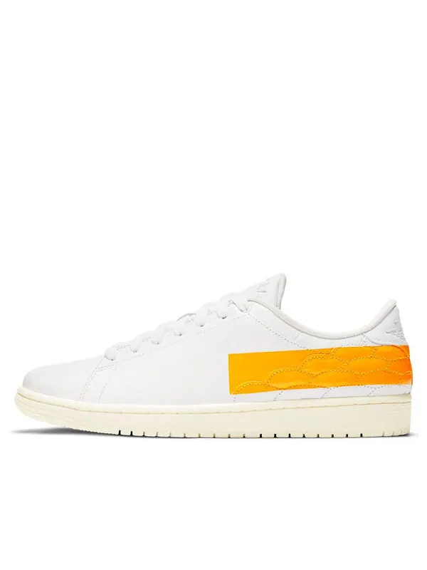 Кроссовки 1 центральный корт Air Jordan — изображение 1 из 4, белый/желтый
