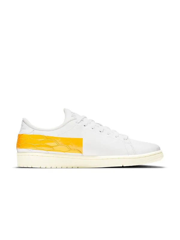 Кроссовки 1 центральный корт Air Jordan — изображение 2 из 4, белый/желтый