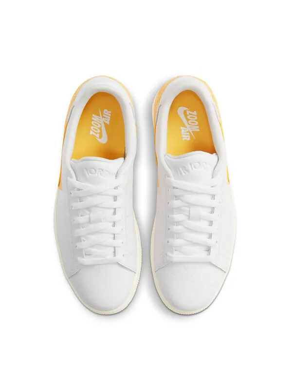 Кроссовки 1 центральный корт Air Jordan — изображение 4 из 4, белый/желтый
