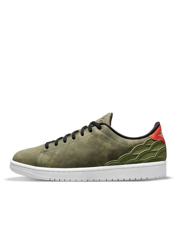 Кроссовки 1 центральный корт Air Jordan — изображение 1 из 4, оливковый зеленый