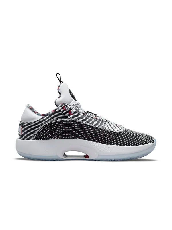 Кроссовки 35 низкие Air Jordan — изображение 2 из 4, черный/белый/красный
