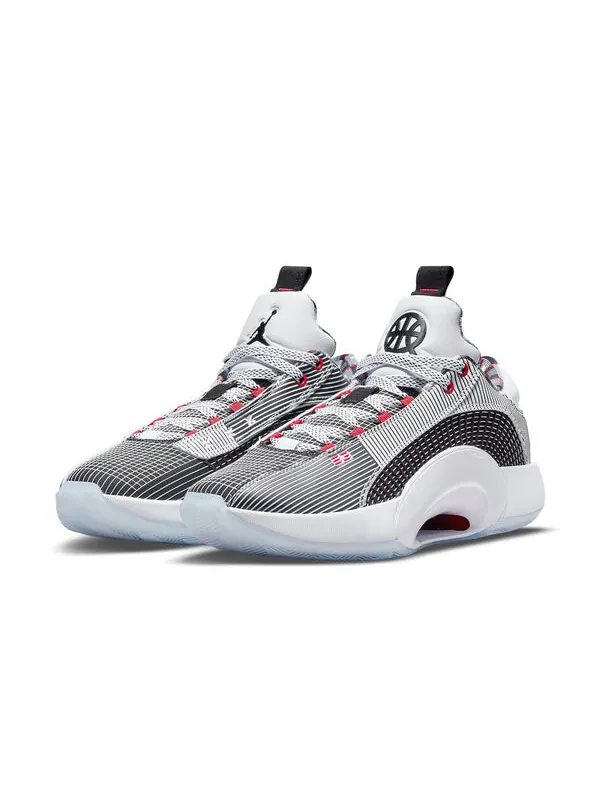 Кроссовки 35 низкие Air Jordan — изображение 3 из 4, черный/белый/красный
