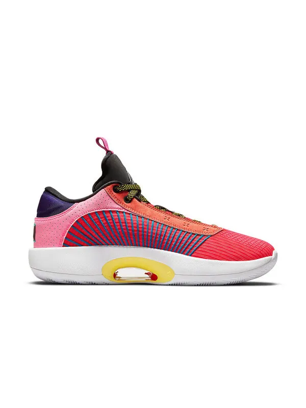 Кроссовки 35 низкие ds pf Air Jordan — изображение 2 из 4, синий/красный/желтый