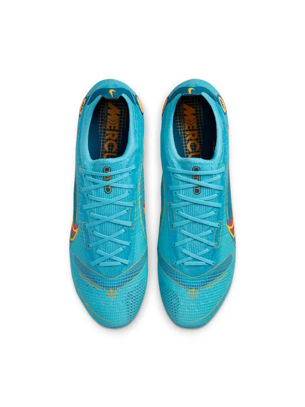 Кроссовки mercurial vapor 14 elite ag Nike — изображение 2 из 4, синий//оранжевый