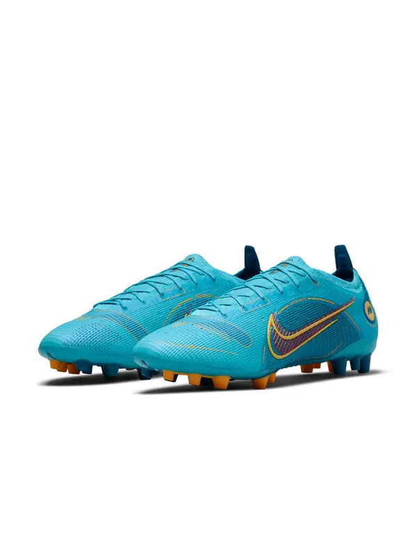Кроссовки mercurial vapor 14 elite ag Nike — изображение 4 из 4, синий//оранжевый