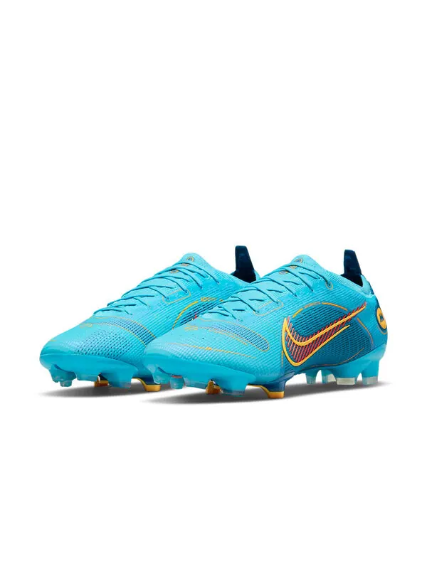Кроссовки mercurial vapor 14 elite fg Nike — изображение 4 из 4, синий//оранжевый