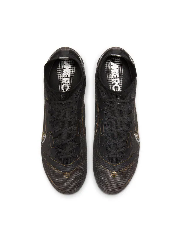 Кроссовки mercurial superfly 8 elite fg 'black cave stone' Nike — изображение 2 из 4, черный