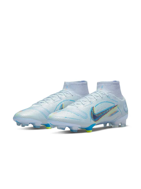 Кроссовки mercurial superfly 8 elite fg 'progress pack' Nike — изображение 4 из 4, серый/синий/черный