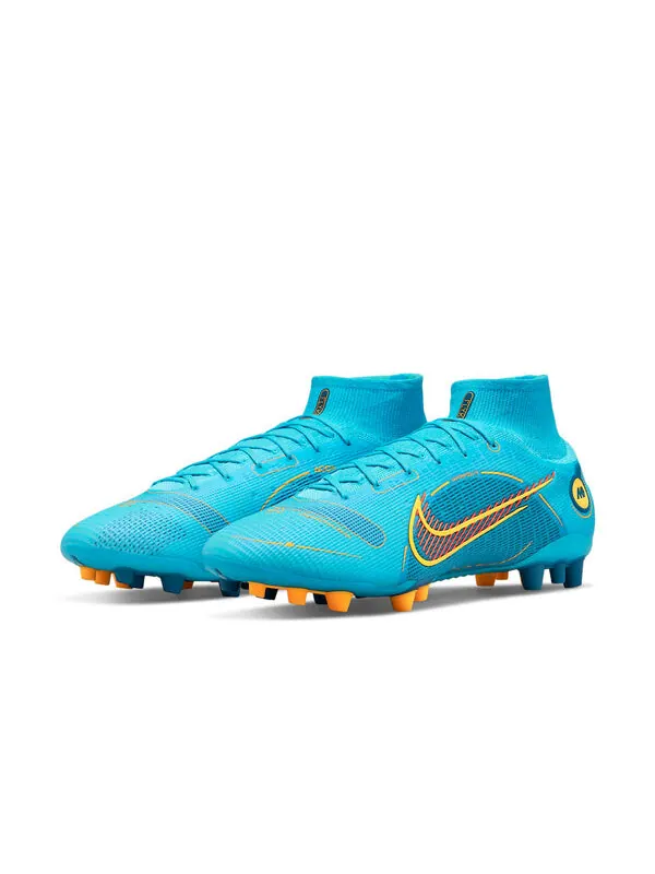 Кроссовки mercurial superfly 8 elite ag blue Nike — изображение 4 из 4, синий