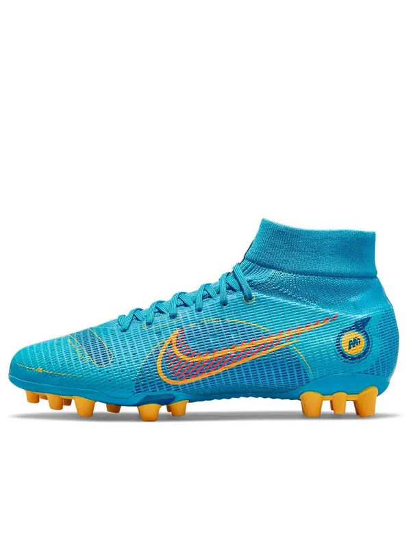Кроссовки mercurial superfly 8 pro ag Nike — изображение 1 из 4, синий/желтый