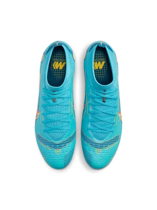 Кроссовки mercurial vapor 14 pro fg Nike — изображение 2 из 4, синий/желтый