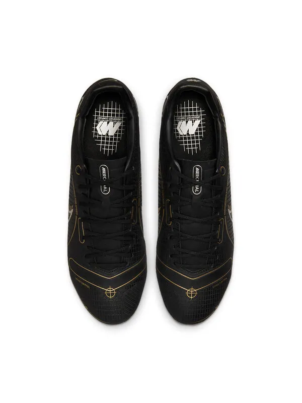 Кроссовки mercurial vapor 14 academy mg 'black metallic gold' Nike — изображение 2 из 4, черный/золотистый