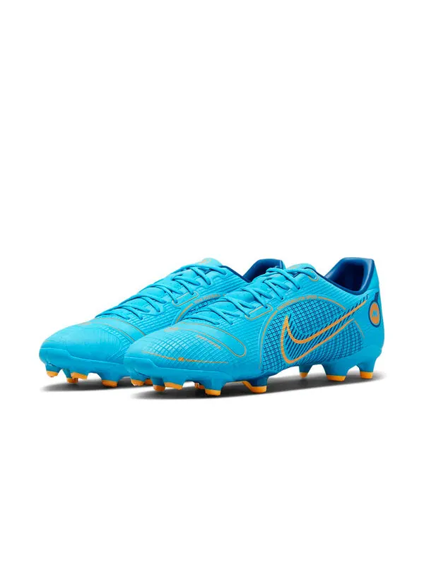 Кроссовки mercurial vapor 14 academy fg mg 'black iron grey' Nike — изображение 4 из 4, синий/желтый