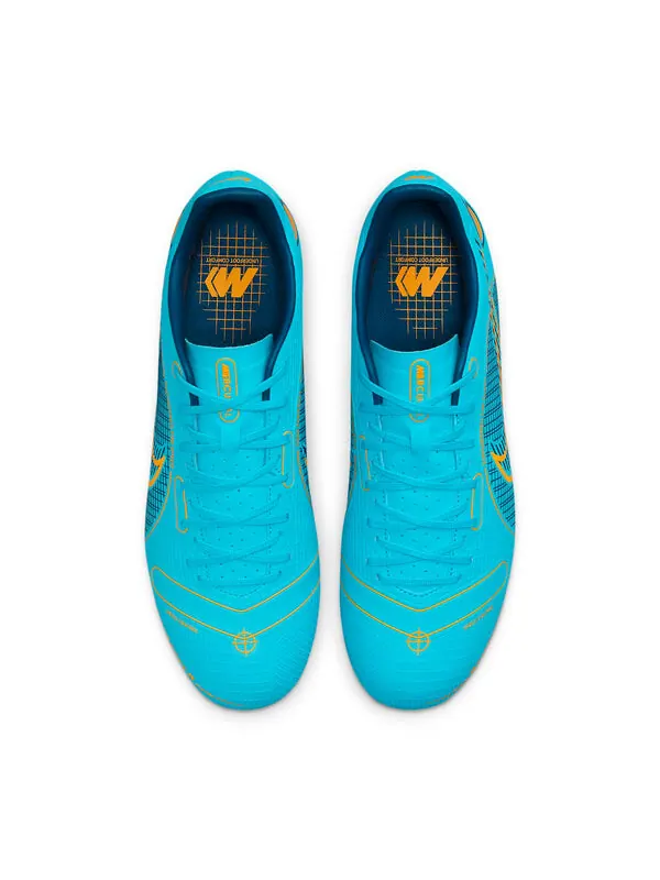 Кроссовки mercurial vapor 14 academy hg 'blue orange' Nike — изображение 2 из 4, синий/оранжевый