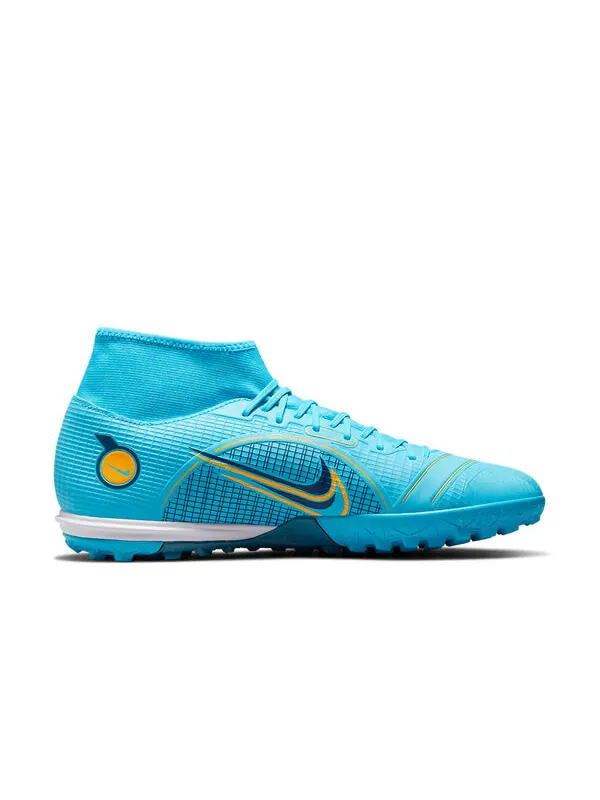Кроссовки mercurial superfly 8 академия tf Nike — изображение 2 из 4, синий/белый