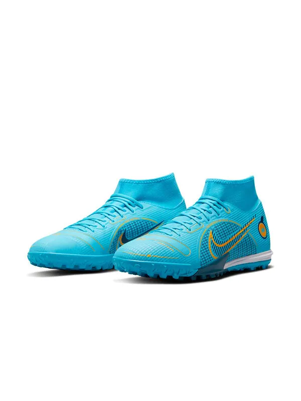 Кроссовки mercurial superfly 8 академия tf Nike — изображение 3 из 4, синий/белый