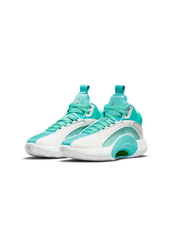 Кроссовки guo ailun x 35 Air Jordan — изображение 3 из 4, зеленый/белый