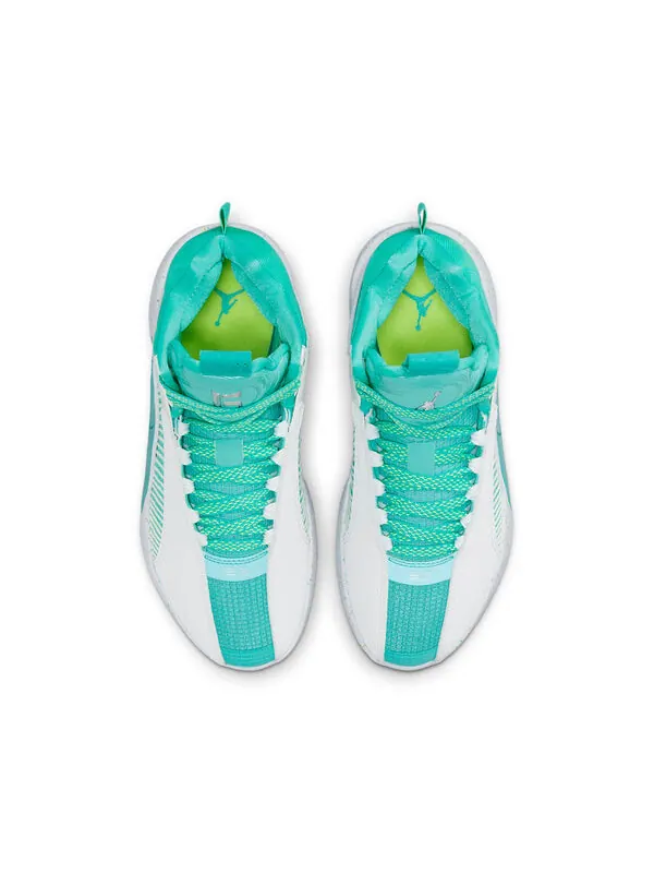 Кроссовки guo ailun x 35 Air Jordan — изображение 4 из 4, зеленый/белый