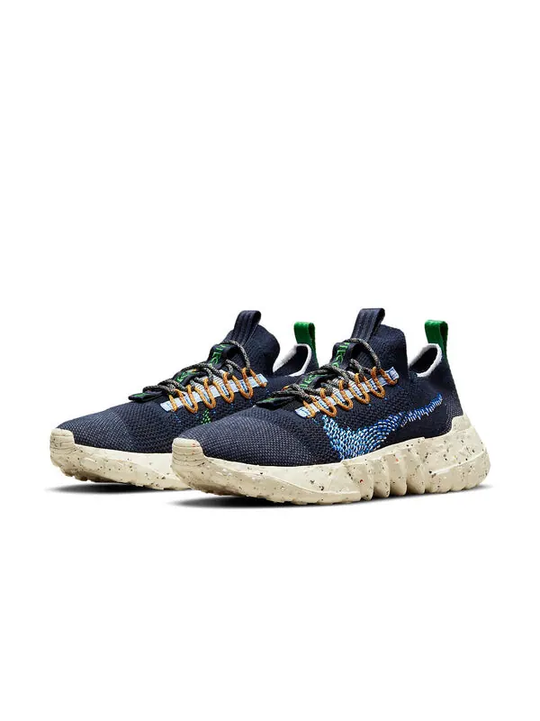 Кроссовки space hippie 01 'obsidian' Nike — изображение 3 из 4, синий/синий/белый