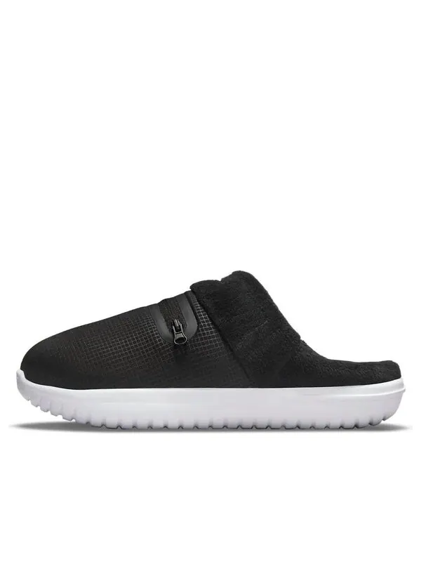 Тапочки burrow 'black white' Nike