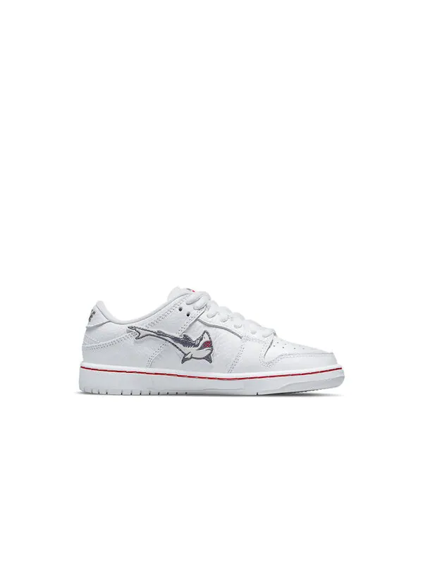 Кроссовки x oski sb dunk low Nike — изображение 2 из 4, белый/серый