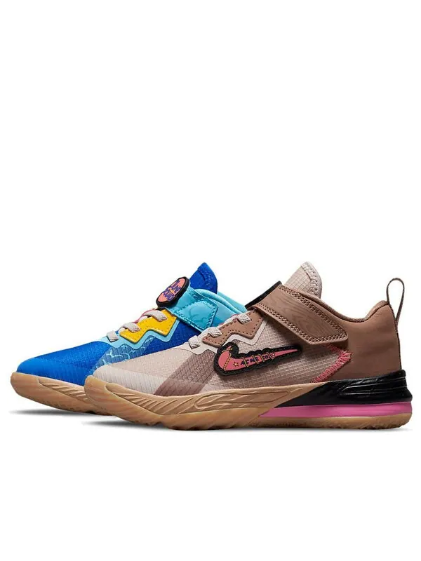 Кроссовки space jam x lebron 18 низкие Nike — изображение 1 из 4, коричневый/синий
