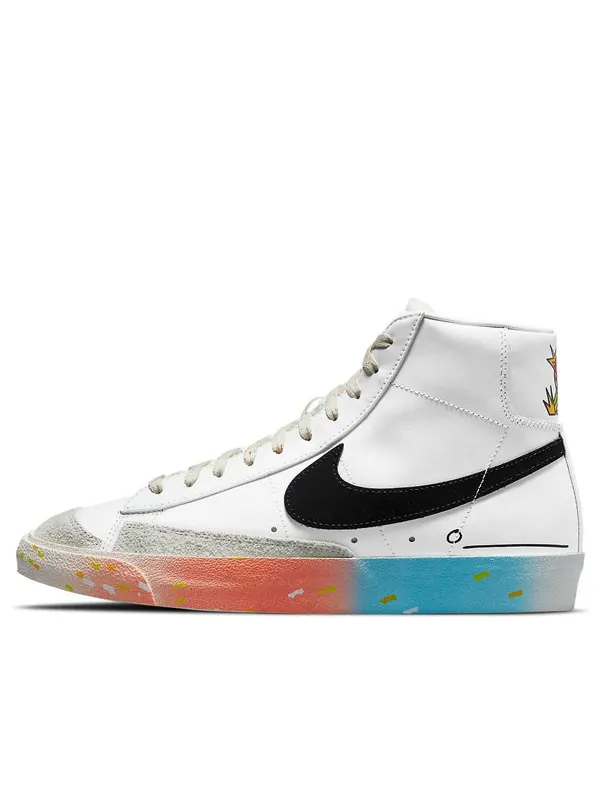 Кроссовки blazer mid '77 vintage 'make it count' Nike — изображение 1 из 4, белый/синий/красный