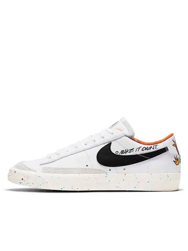 Кроссовки blazer low '77 vintage 'make it count' Nike — изображение 1 из 4, белый/черный