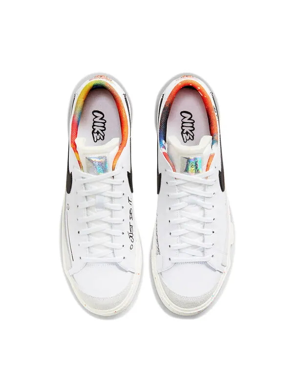 Кроссовки blazer low '77 vintage 'make it count' Nike — изображение 4 из 4, белый/черный