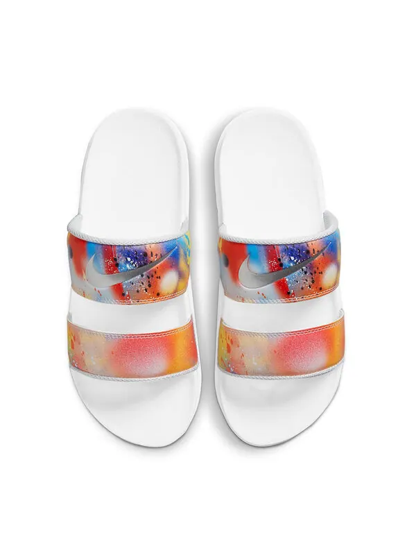 Тапочки off-court duo slide Nike — изображение 3 из 4, белый/синий/красный