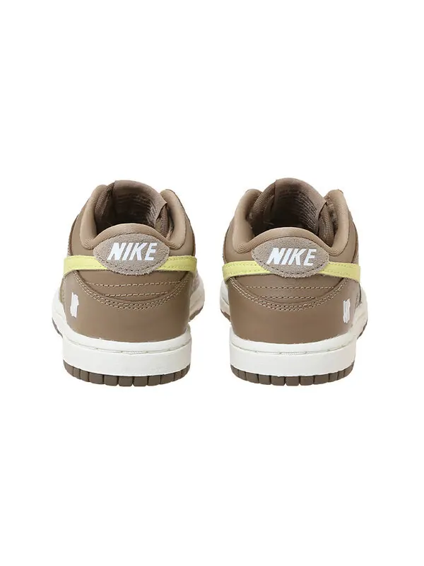 Кроссовки x undefeated dunk low sp Nike — изображение 4 из 4, коричневый/желтый