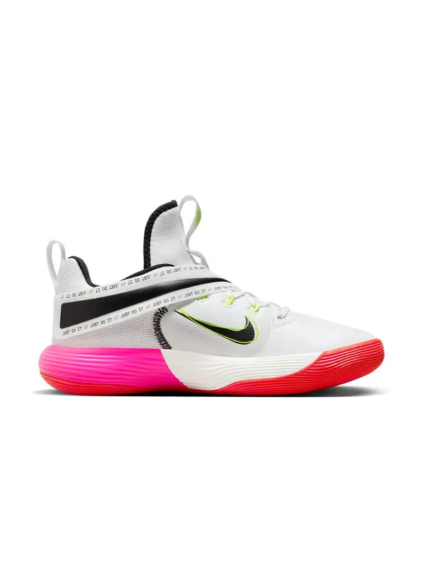 Кроссовки реагировать гиперсет Nike — изображение 2 из 4, белый/розовый/оранжевый