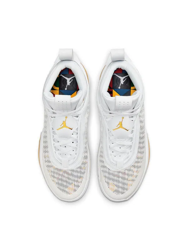 Кроссовки 36 Air Jordan — изображение 4 из 4, белый/золотистый