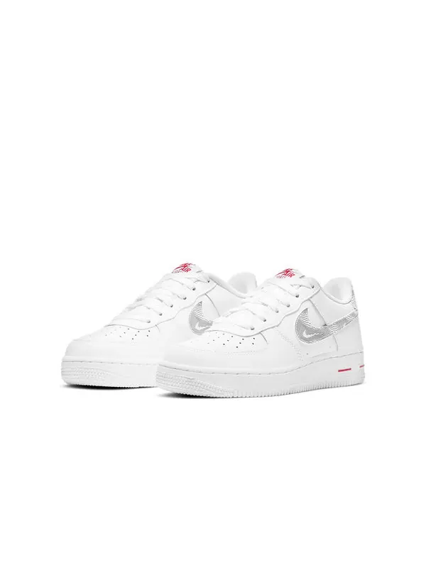 Кроссовки air force 1 низкие Nike — изображение 3 из 4, белый/серый/красный