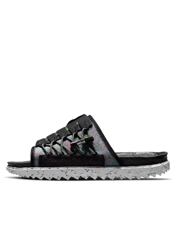 Тапочки asuna crater slide 'black' Nike — изображение 1 из 4, черный