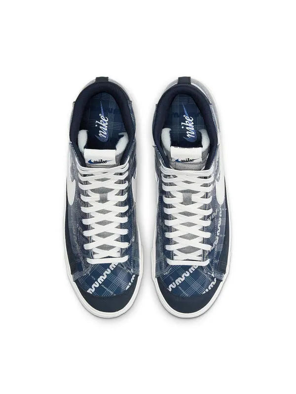 Кроссовки blazer mid '77 'midnight navy' Nike — изображение 4 из 4, синий/белый