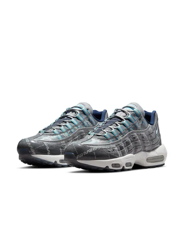 Кроссовки air max 95 se 'summer showers 'grey blue' Nike — изображение 3 из 4, серый/синий